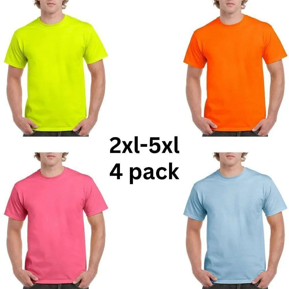 NEW 4 pack unisex/ men women shirt short sleeve 4 shirts great deal!